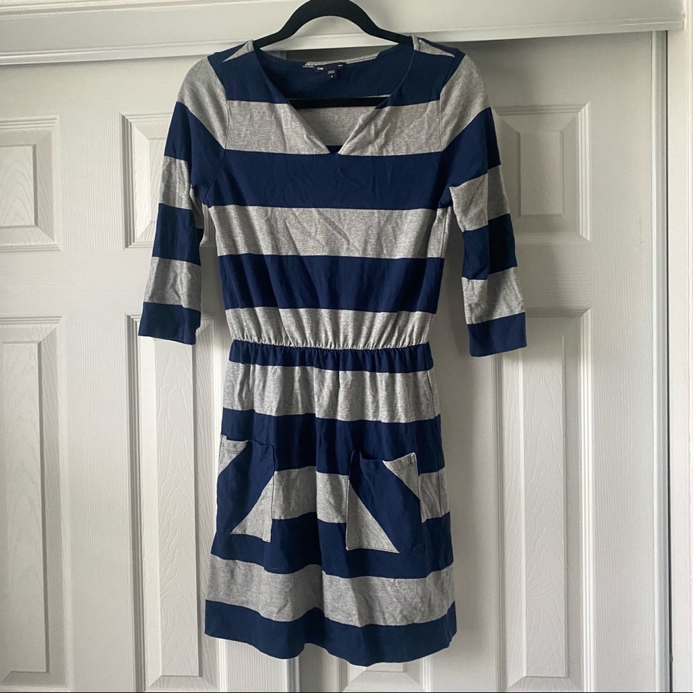 3/4 length sleeve cotton dress
